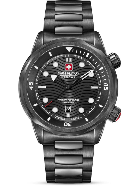 Swiss Military Hanowa Breakwater SMWGH0006431 Herren • 43 mm Gehäuse • 30 ATM Wasserdicht