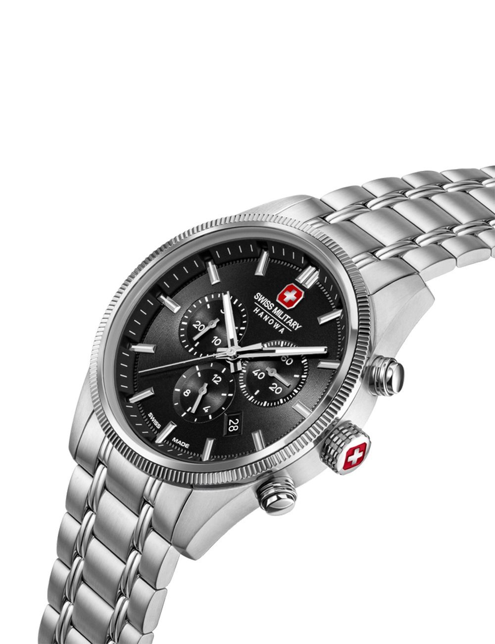 Swiss Military Hanowa Airman First Class SMWGI0003102 Herrenuhr Schwarz • Chronograph • 10 ATM Wasserdicht, Bild 2