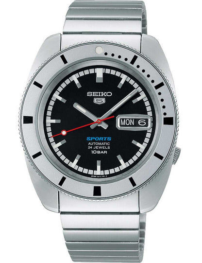 Seiko 5 Sports SRPL05K1 Herrenuhr Schwarz • Automatikwerk • 10 ATM Wasserdicht