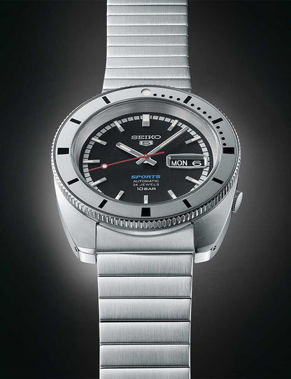 Seiko 5 Sports SRPL05K1 Herrenuhr Schwarz • Automatikwerk • 10 ATM Wasserdicht, Bild 3
