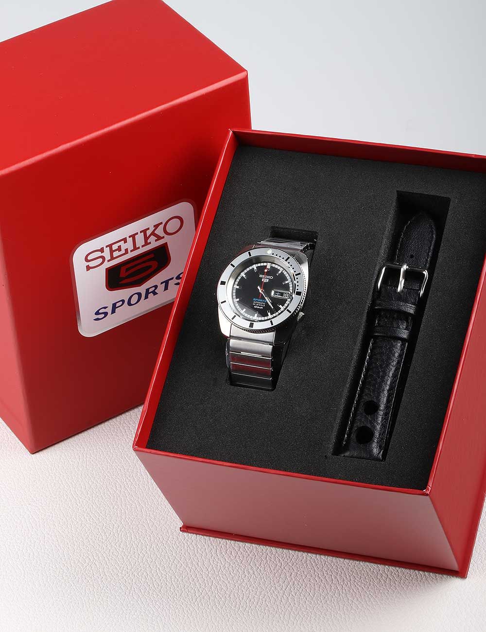 Seiko 5 Sports SRPL05K1 Herrenuhr Schwarz • Automatikwerk • 10 ATM Wasserdicht, Bild 5