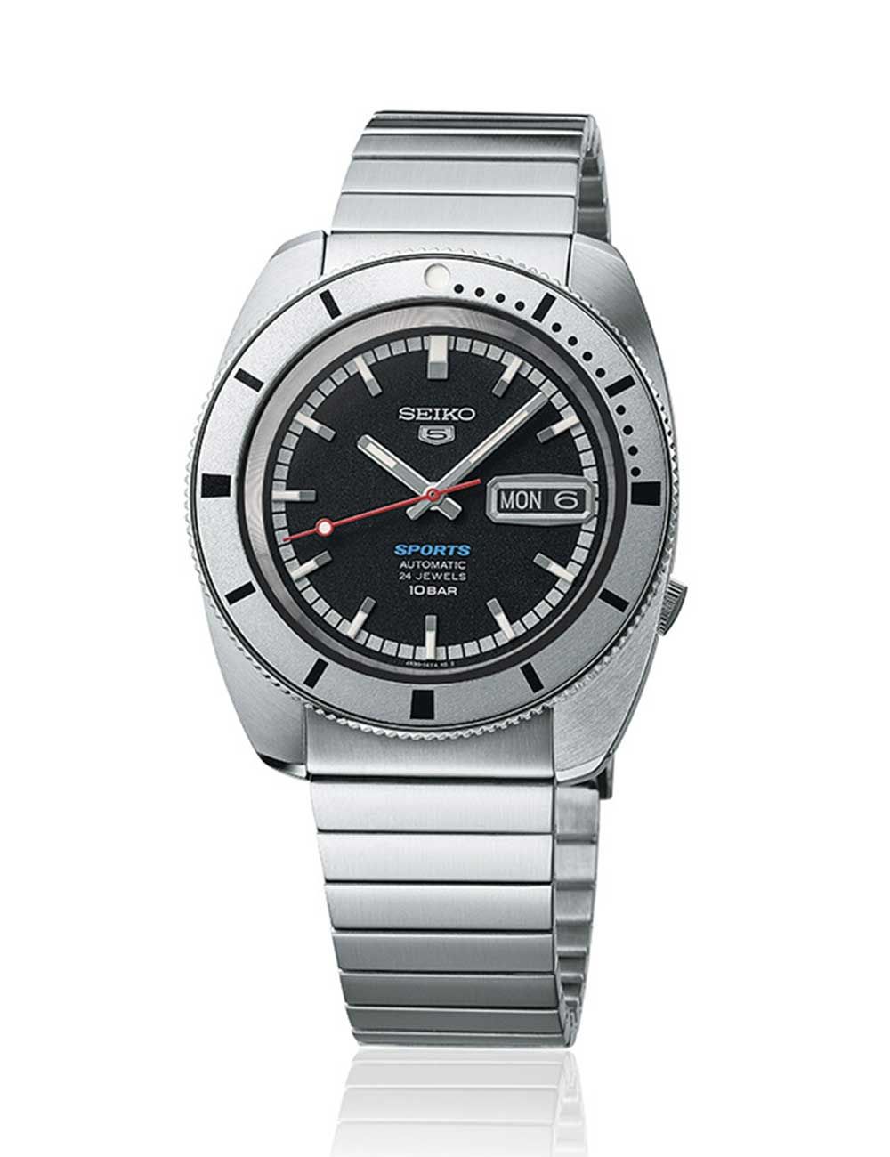 Seiko 5 Sports SRPL05K1 Herrenuhr Schwarz • Automatikwerk • 10 ATM Wasserdicht, Bild 2