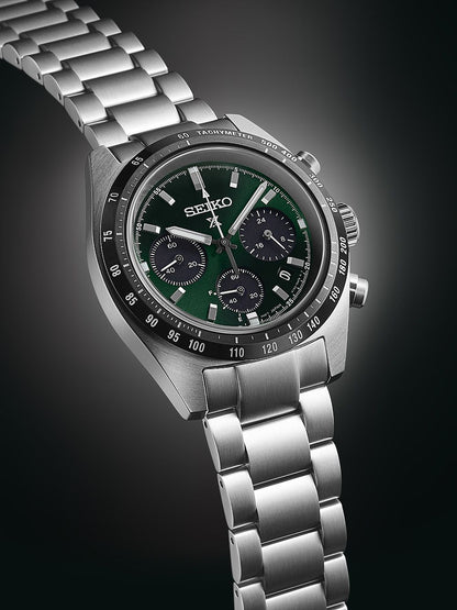 Seiko Prospex Speedtimer SSC933P1 Herrenuhr Grün • Solarbetriebener Chronograph • Saphirglas, Bild 3