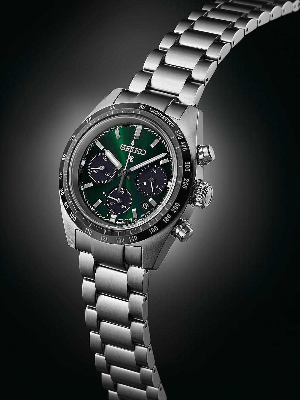 Seiko Prospex Speedtimer SSC933P1 Herrenuhr Grün • Solarbetriebener Chronograph • Saphirglas, Bild 2