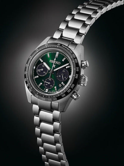 Seiko Prospex Speedtimer SSC933P1 Herrenuhr Grün • Solarbetriebener Chronograph • Saphirglas, Bild 2