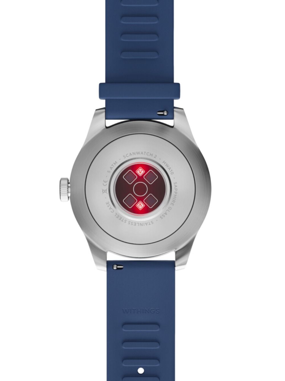 Withings ScanWatch 2 HWA10-Model-12-All-Int Herrenuhr Schwarz • Hybrid-Smartwatch mit EKG • Saphirglas, Bild 2