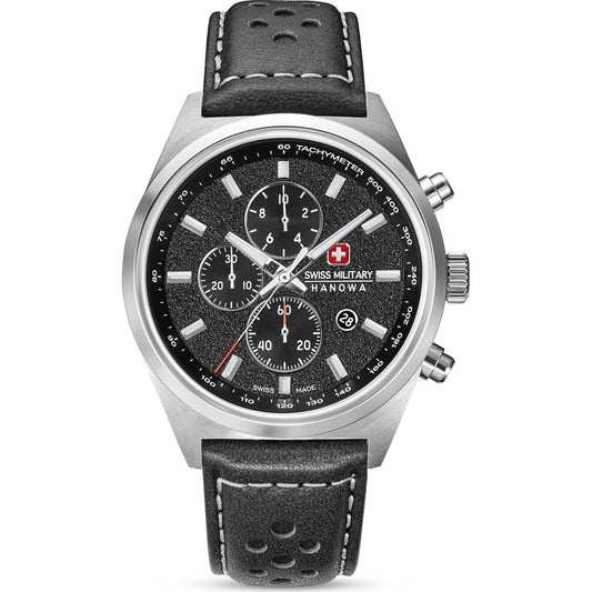Swiss Military Hanowa Land SMWGC0007804 Herren Armbanduhr Schwarz • Chronograph • 10 ATM Wasserdicht