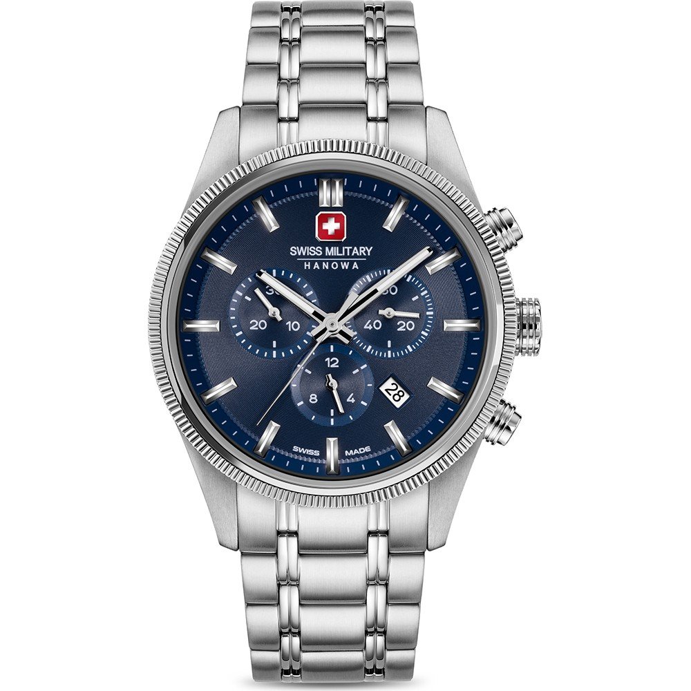 Swiss Military Hanowa Air SMWGI0003104 Airman First Class Herrenuhr • Schweizer Quarzwerk • Edelstahlgehäuse