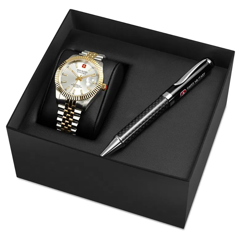 Swiss Military Hanowa Land Diligenter SMWGL0002161 Herren • Schweizer Quarzwerk • Set mit Wechselarmband