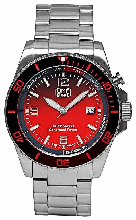 UMF Ruhla Kinetic Sport Evolution 1072M-5 Men's Watch • Made in Germany • Sapphire Crystal