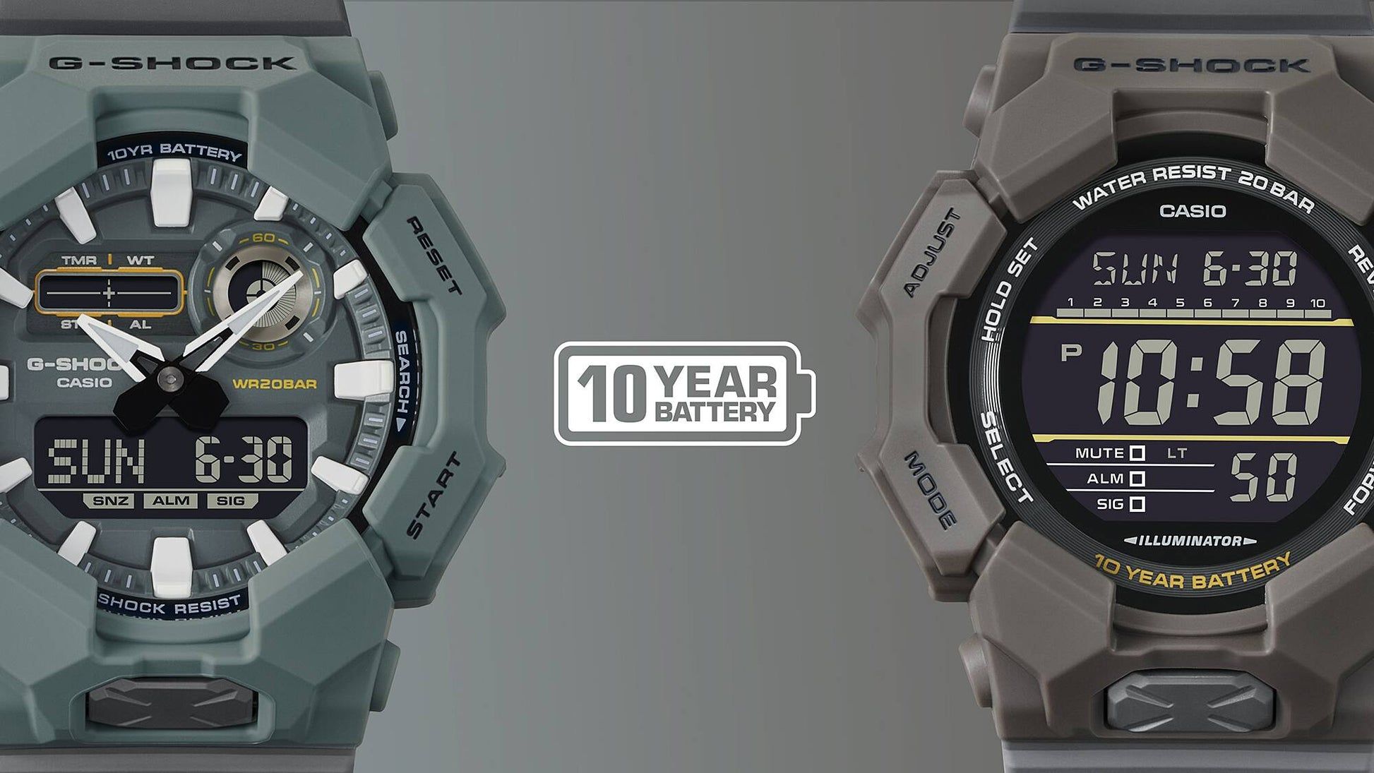 Casio G-Shock GD-010CE-5ER Herrenuhr • 20 bar Wasserdicht • Biobasiertes Harz, Bild 4