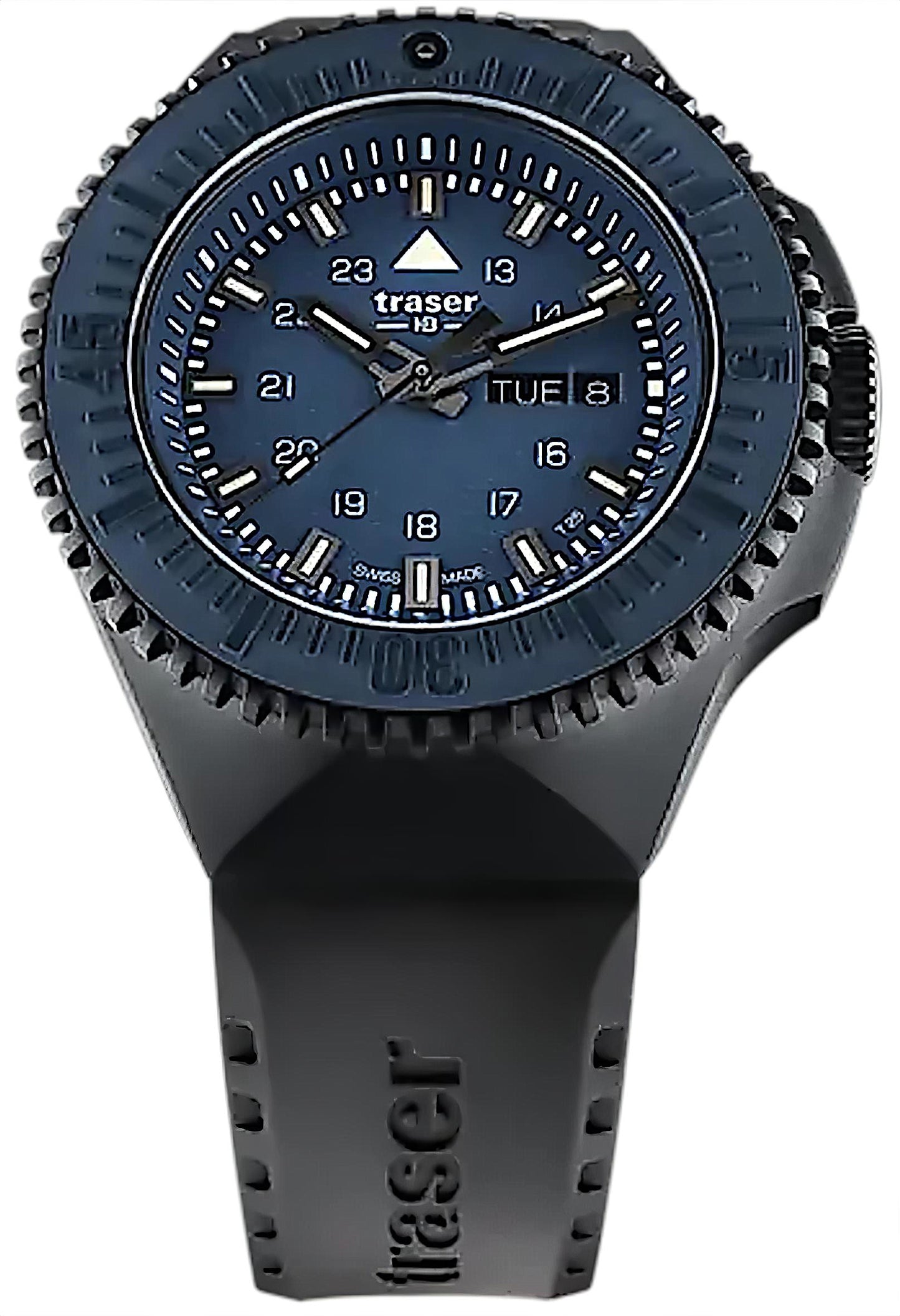 Traser P69 Black Stealth 109857 Men's Watch • Trigalight H3 • Swiss Made