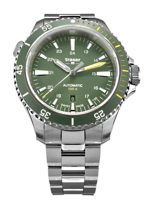 Traser P67 Diver Automatic 110325 Men's Watch • Trigalight • Swiss Made