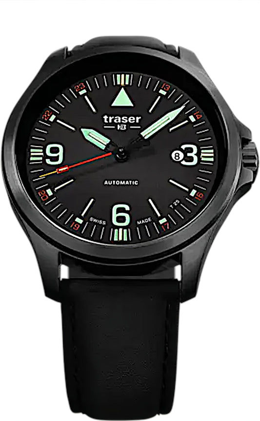 Traser P67 Officer Pro Automatic 108075 Men's Watch • Trigalight H3 • Swiss Made