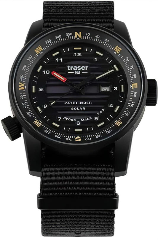 Traser P68 Pathfinder Solar 111392 Men's Watch • Trigalight Illumination Technology • Swiss Made