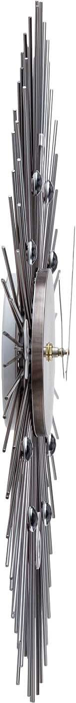 AMS Wall Clock 50x50x5 cm Metal • Quartz Movement • Modern Design