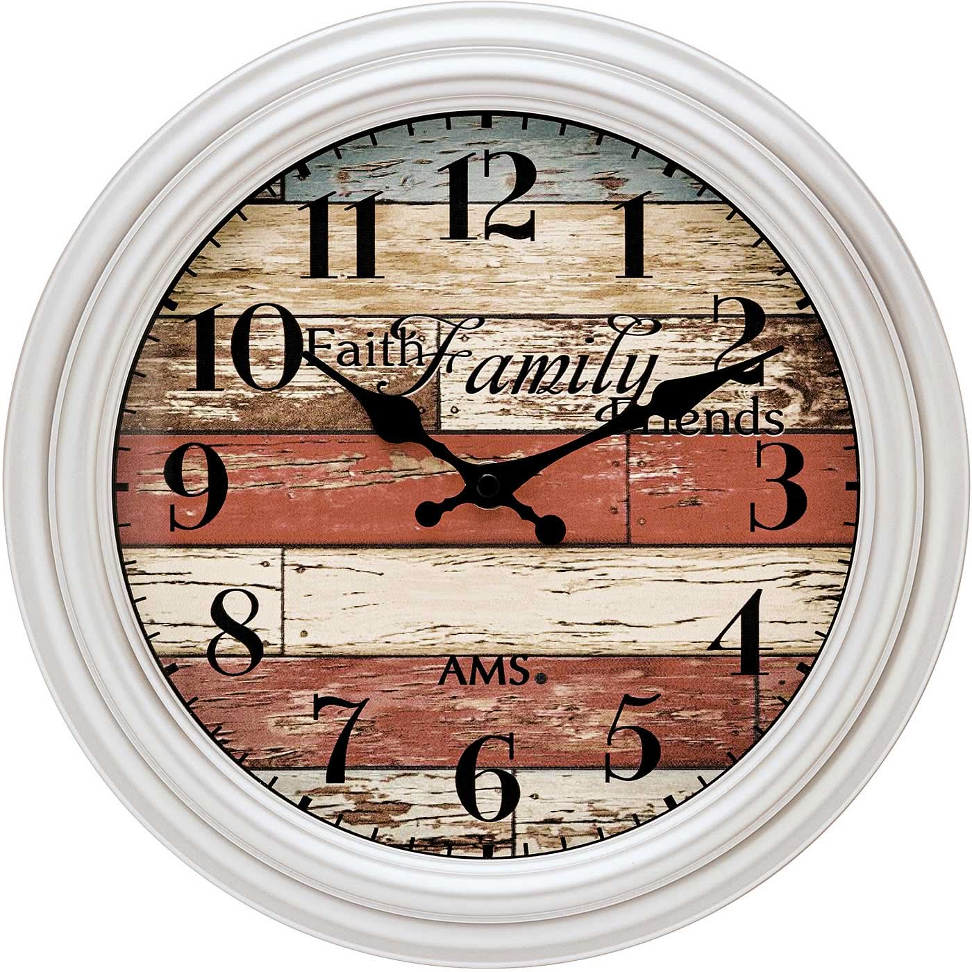 AMS Wall Clock • Precise Movement • Timeless Design