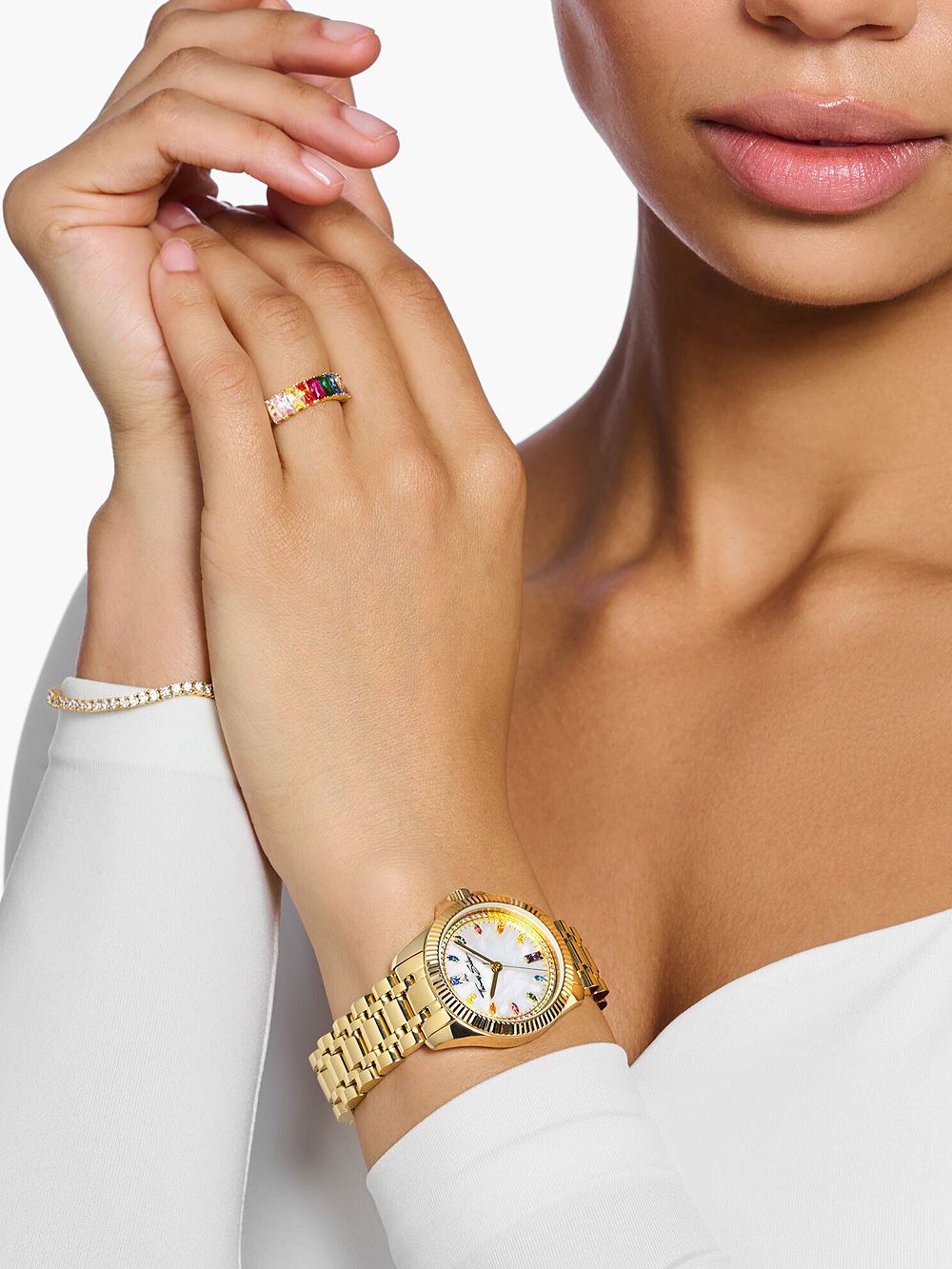 Thomas Sabo Divine Rainbow WA0395-264-207 Damen • Regenbogen-Zifferblatt • 5 ATM Wasserdicht, Bild 4