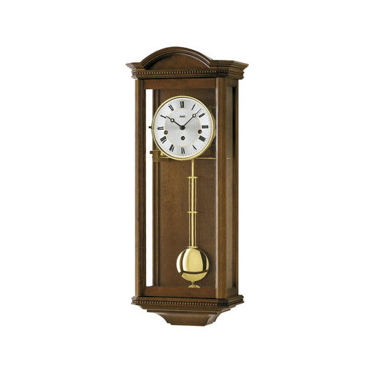 Zegar ścienny AMS Regulator R2663/1 orzech • mechanizm Westminster • chód 8-dniowy