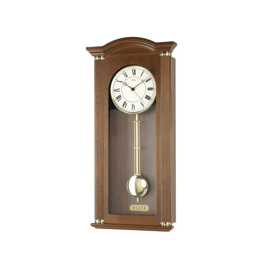 Zegar ścienny AMS Regulator R2765/1 orzech • mechanizm Westminster • chód 8-dniowy