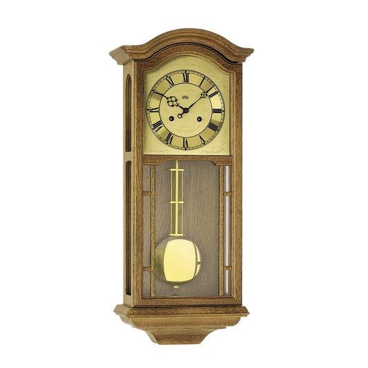 Zegar ścienny AMS Regulator R650/4 dąb • 14-dniowy mechanizm BimBam • obudowa z litego drewna