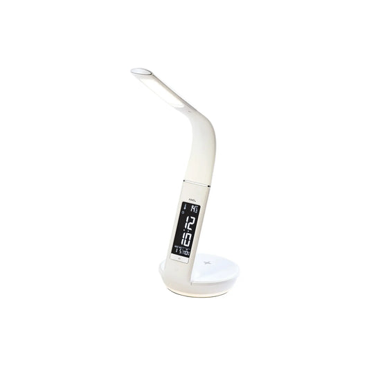 AMS Light Alarm Clock T1304 White • 3-Level Night Light • Smartphone Charging Function