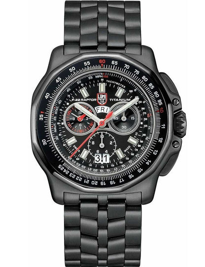 Luminox F-22 Raptor XA.9272 Herren Armbanduhr Schwarz • Titangehäuse • Saphirglas