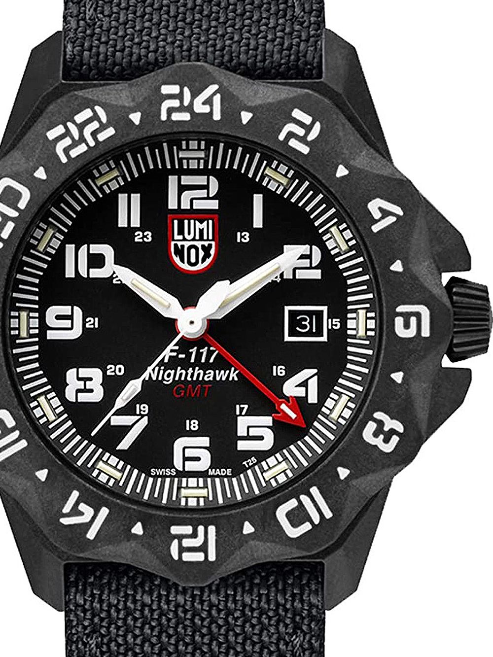Luminox F-117 Nighthawk XA.6441 Herren Armbanduhr • GMT-Funktion • 20 ATM wasserdicht
