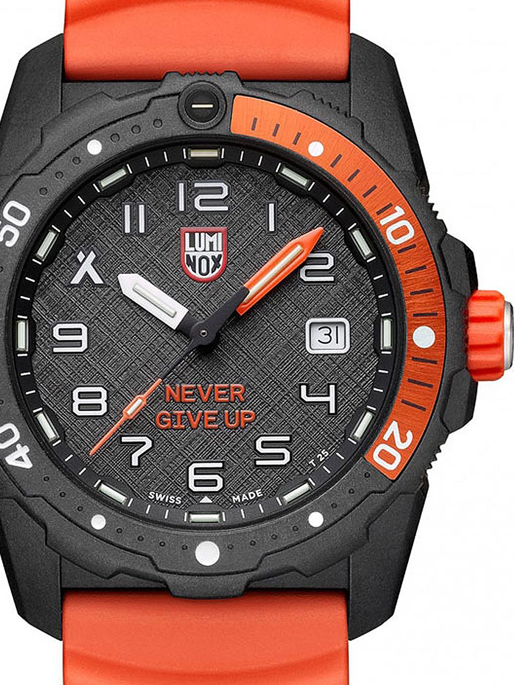 Luminox Bear Grylls Survival XB.3729.NGU Herrenuhr Schwarz/Orange • Saphirglas • 200m Wasserdicht