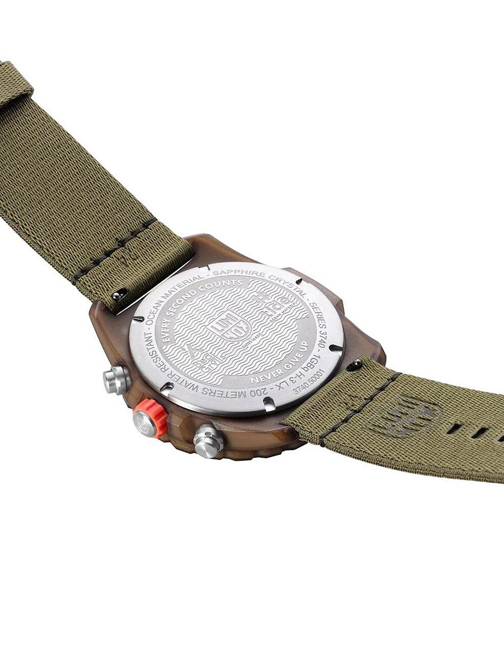 Luminox Bear Grylls Survival Eco Master XB.3757.ECO Herren Armbanduhr Grün • Saphirglas • Schweizer Chronograph, Bild 5