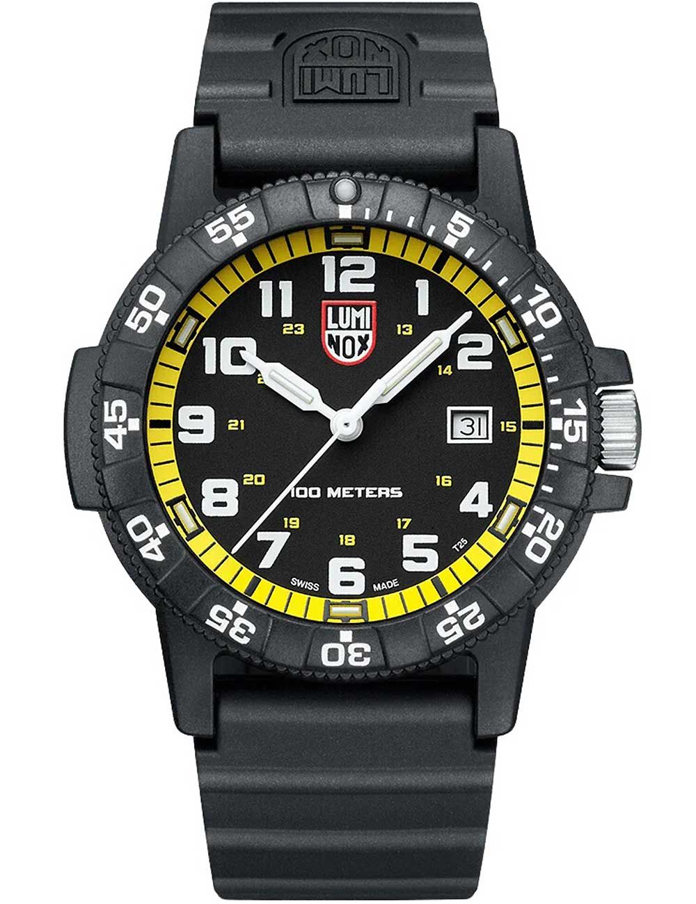 Luminox Leatherback Sea Turtle Giant XS.0325 Herrenuhr Schwarz • CARBONOX™-Gehäuse • Luminox Light Technology
