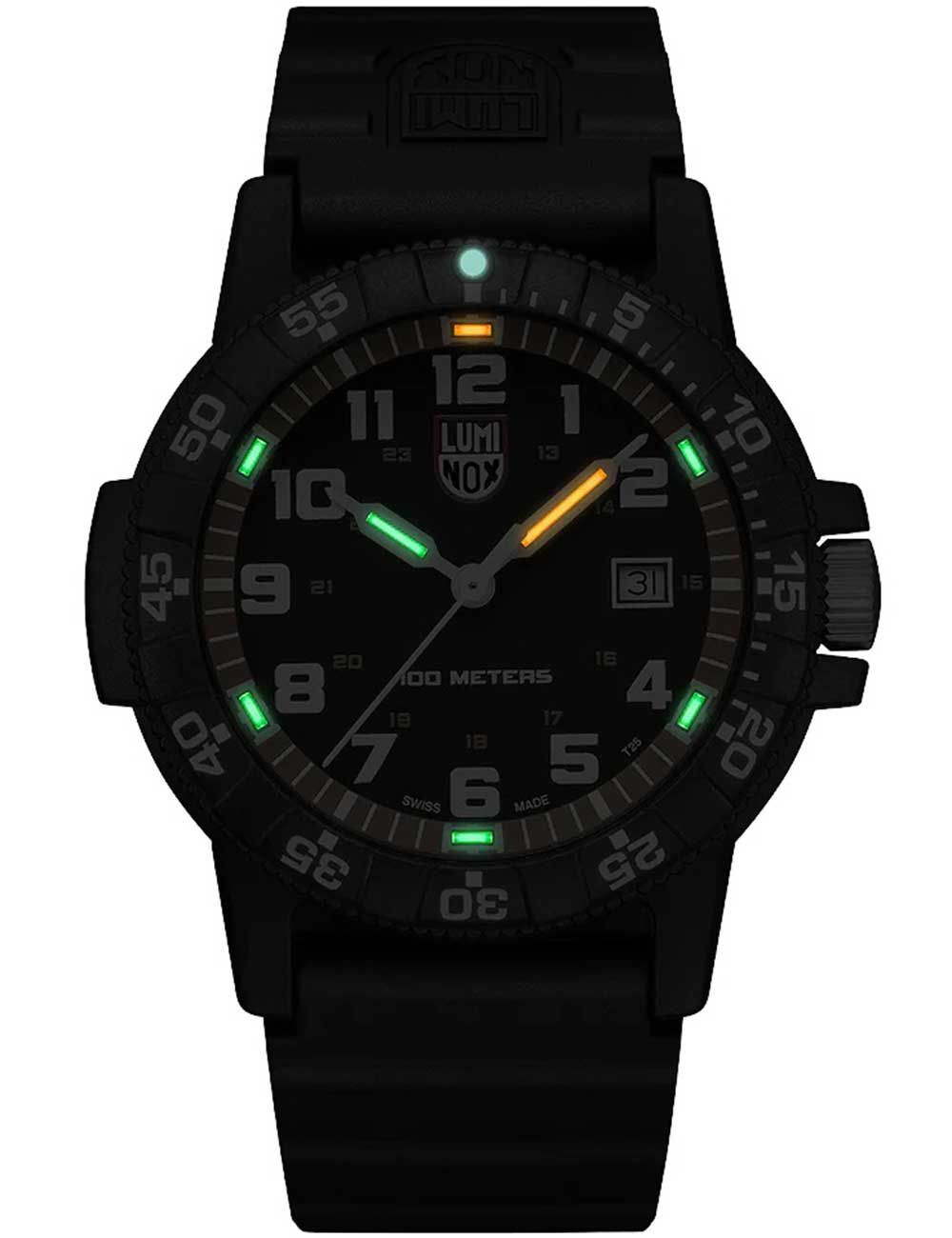 Luminox Leatherback Sea Turtle Giant XS.0325 Herrenuhr Schwarz • CARBONOX™-Gehäuse • Luminox Light Technology, Bild 2
