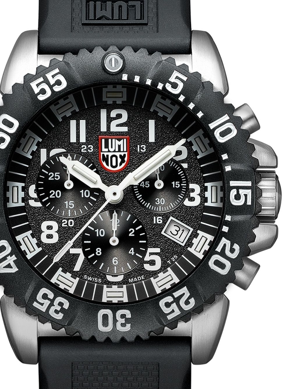 Luminox Giant Navy Seal Colormark XS.3181.F Herrenuhr Schwarz • Chronograph • LLT-Beleuchtung