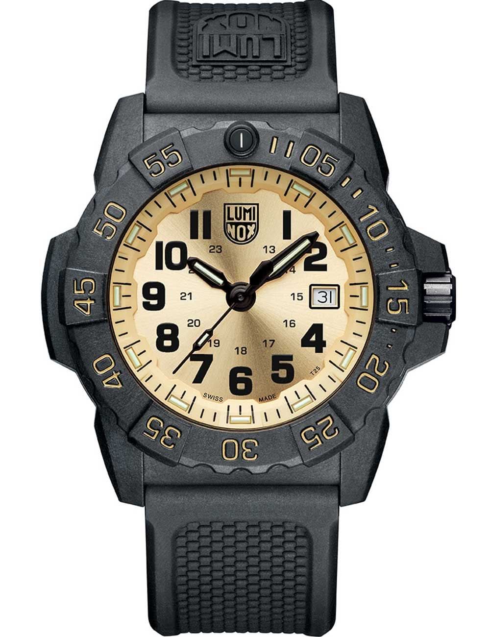 Luminox Navy SEAL Gold XS.3505.GP.1 Herren Armbanduhr • Limitierte Edition • CARBONOX-Gehäuse