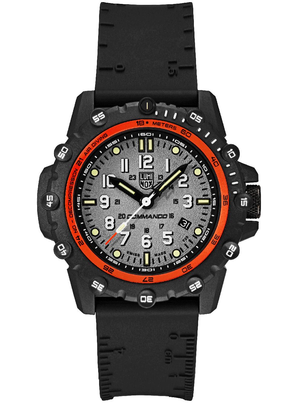 Luminox Commando Frogman XS.3301 Herrenuhr Grau • Carbongehäuse • 20 ATM Wasserdicht, Bild 2