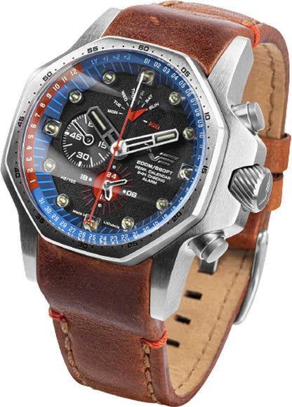 Vostok Europe Atomic Age YM86-640A696 Men's Watch • Tritium Illumination • Perpetual Calendar