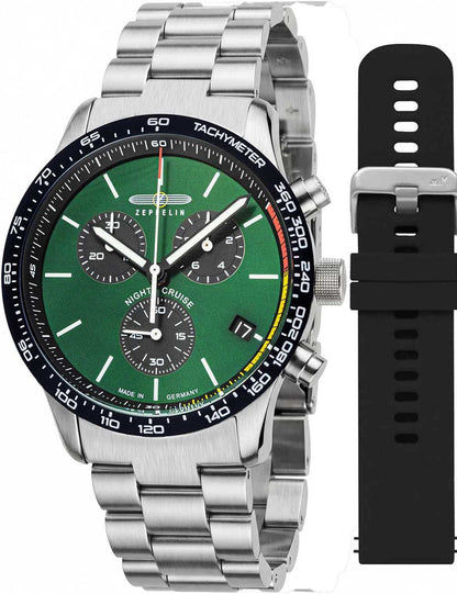 Zeppelin Night Cruise 7288M-4 Herrenuhr • Chronograph • 10 ATM wasserdicht