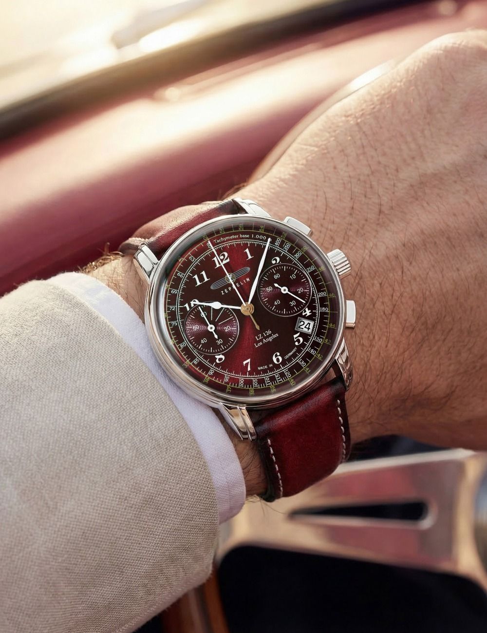 Zeppelin LZ126 Los Angeles 7614-6 Herren • Chronograph • 5 ATM Wasserdicht, Bild 2