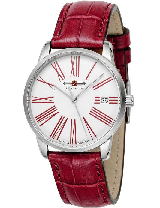 Zeppelin Flatline 8347-5 Herren Armbanduhr • Flaches Quarzwerk • Elegantes Design