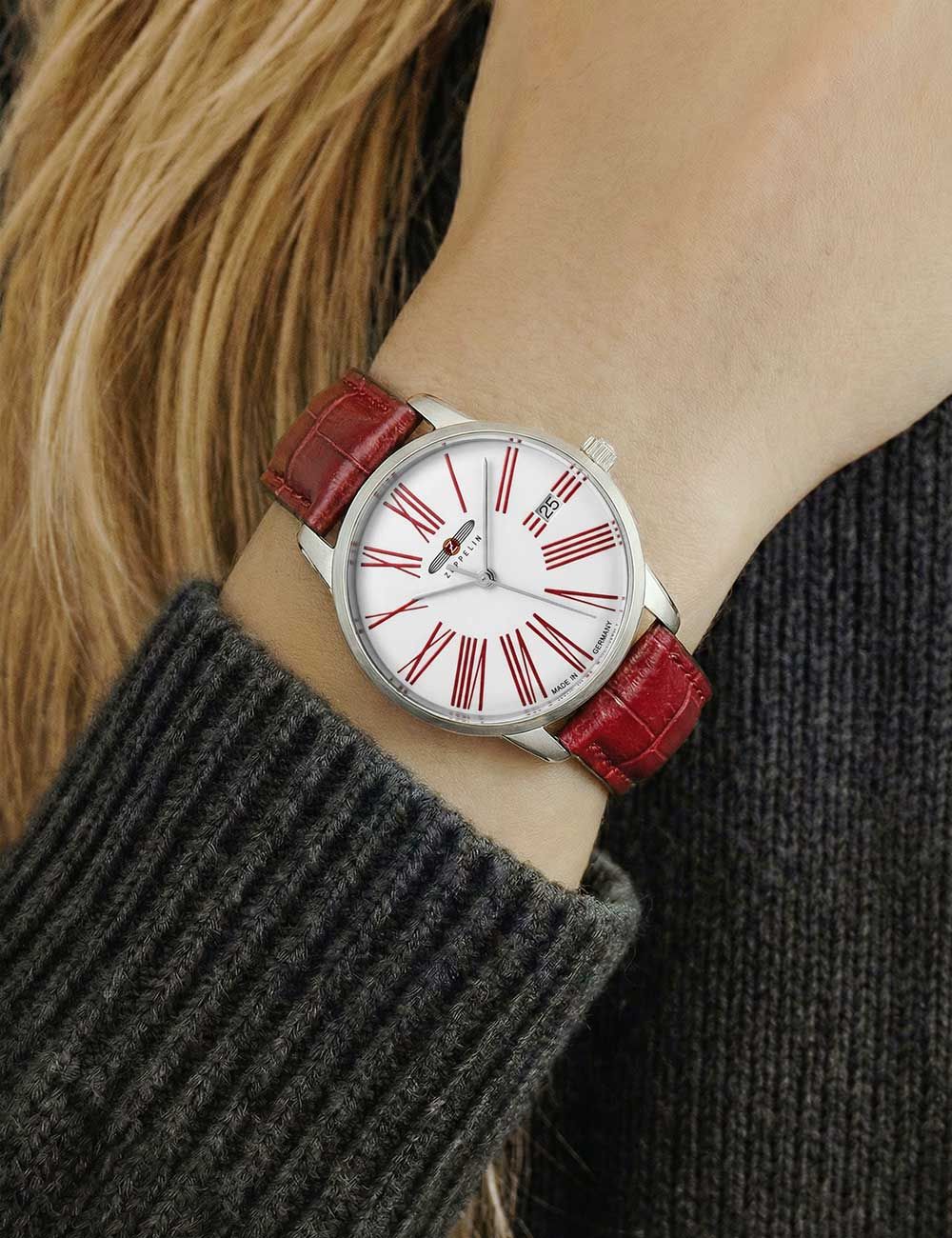 Zeppelin Flatline 8347-5 Herren Armbanduhr • Flaches Quarzwerk • Elegantes Design, Bild 3