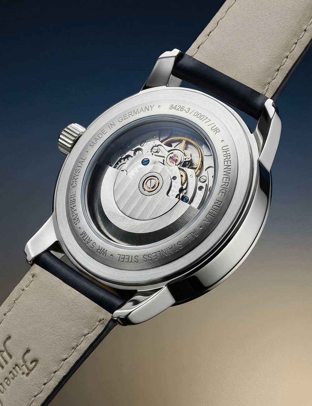 Zeppelin Friedrichshafen 8537-3 Herrenuhr Blau • Mondphasenanzeige • 5 ATM wasserdicht, Bild 4