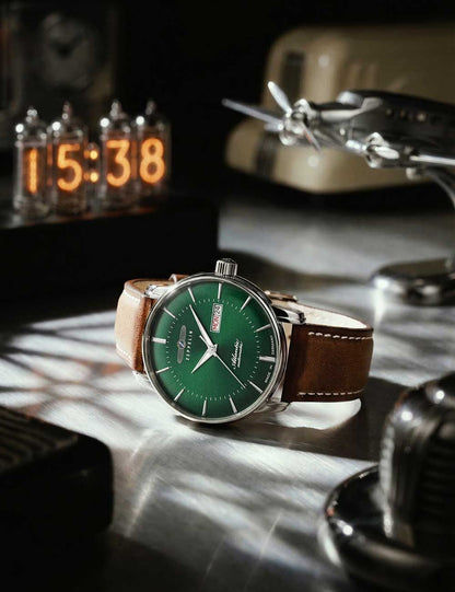 Zeppelin Atlantic 8466-4 Herrenuhr • Automatikwerk • 5 ATM wasserdicht, Bild 2