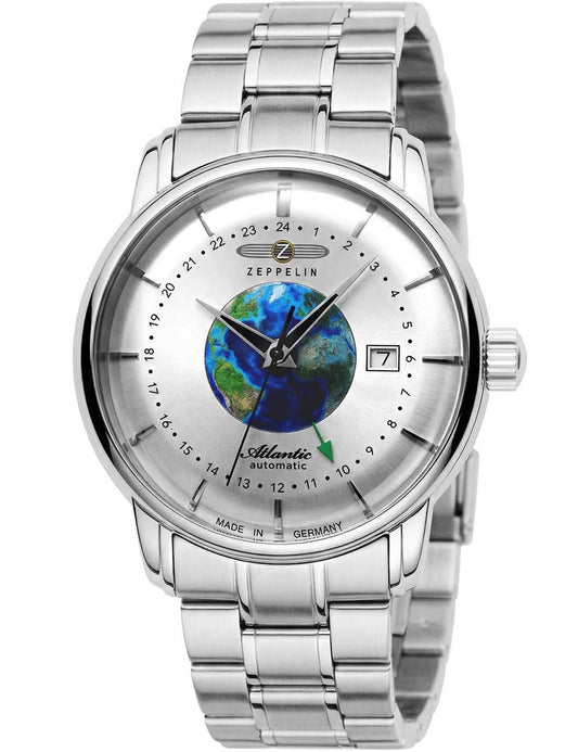 Zeppelin Atlantic 8468MB-1 Herrenuhr Schwarz • Automatikwerk • 5 ATM wasserdicht