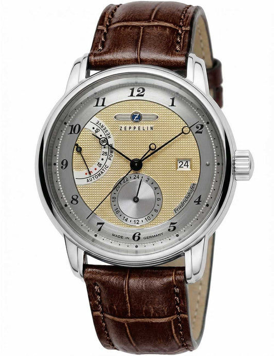 Zeppelin Friedrichshafen 8590-5 Herrenuhr Schwarz • Automatikwerk • 5 ATM wasserdicht