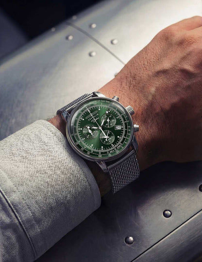 Zeppelin 100 Jahre 8680M-4 Herrenuhr Schwarz • Alarm-Chronograph • 5 ATM wasserdicht, Bild 2