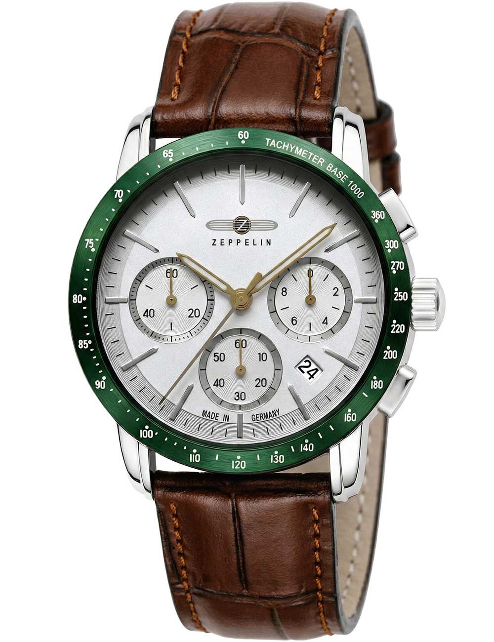 Zeppelin New York 8878-4 Herren Chronograph • Quarz-Chronograph • 5 ATM wasserdicht