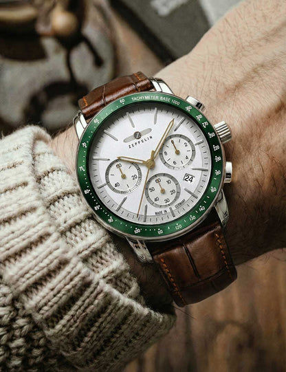 Zeppelin New York 8878-4 Herren Chronograph • Quarz-Chronograph • 5 ATM wasserdicht, Bild 3