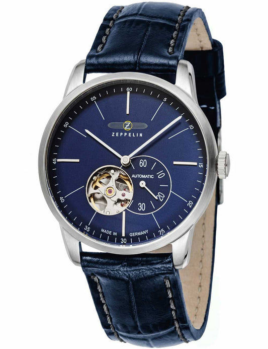 Zeppelin Flatline 7364-3 Herren Automatikuhr Schwarz • Automatikwerk • 50 m wasserdicht