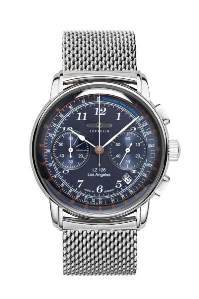 Zeppelin LZ 126 Los Angeles 7614M-4 Herrenuhr Dunkelgrün • Chronograph Quarzwerk • Super-LumiNova, Bild 2