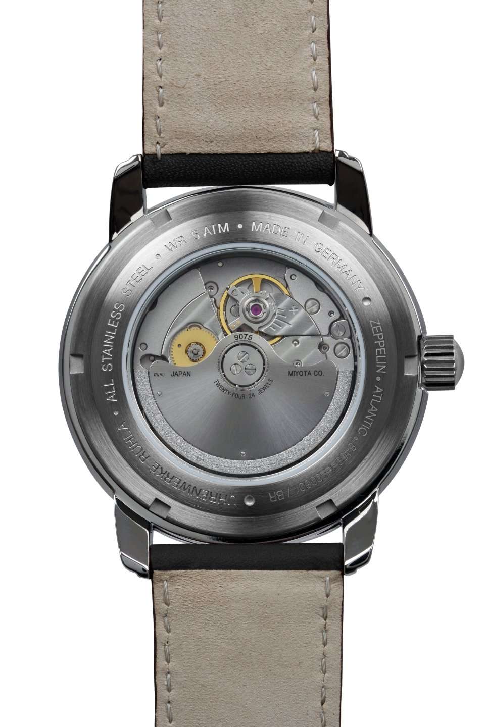 Zeppelin Atlantic 8468-1 Herrenuhr Silber • Automatik GMT Miyota 9075 • Made in Germany, Bild 2
